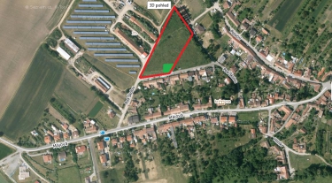 Prodej, stavební pozemek, 7553 m2, Bučovice-Černčín